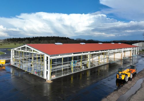 Flugzeughalle in Stade