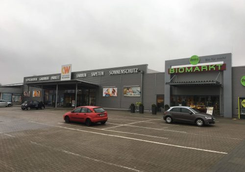 Neubau  Verkaufsstelle mit Bio Markt Stade